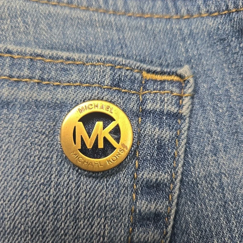 MK Michael Kors Women's 2 Skinny Jeans Zippered Pockets